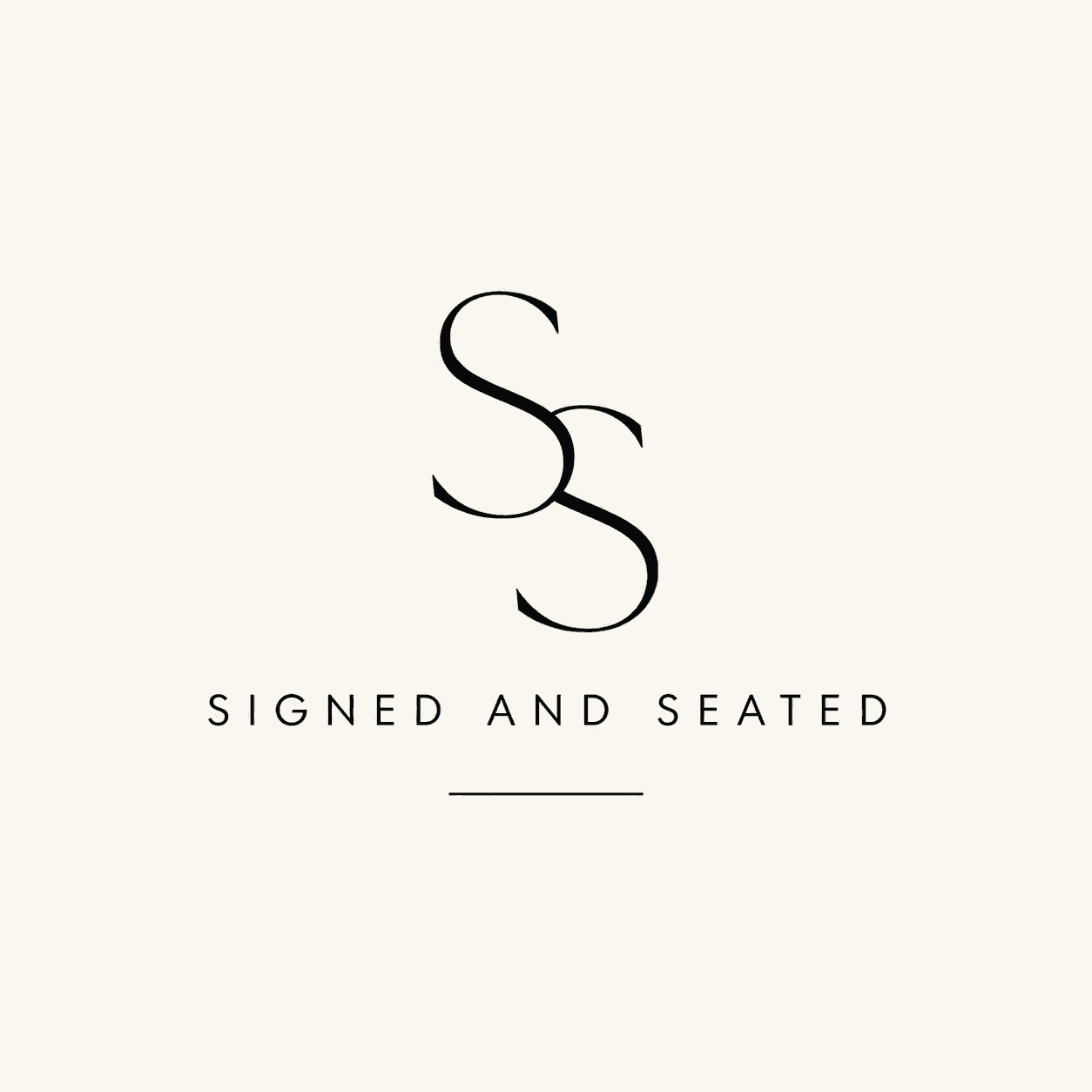 Signed & Seated