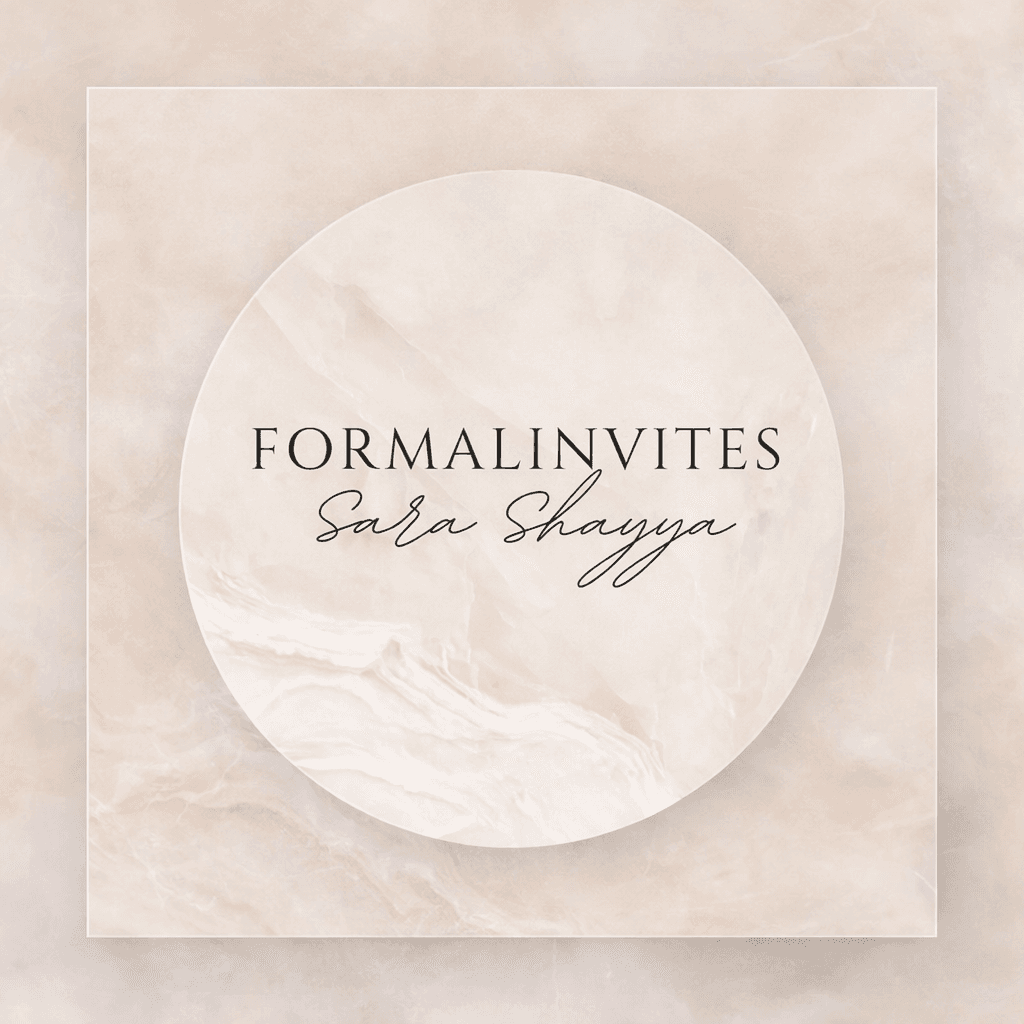 Formal Invites